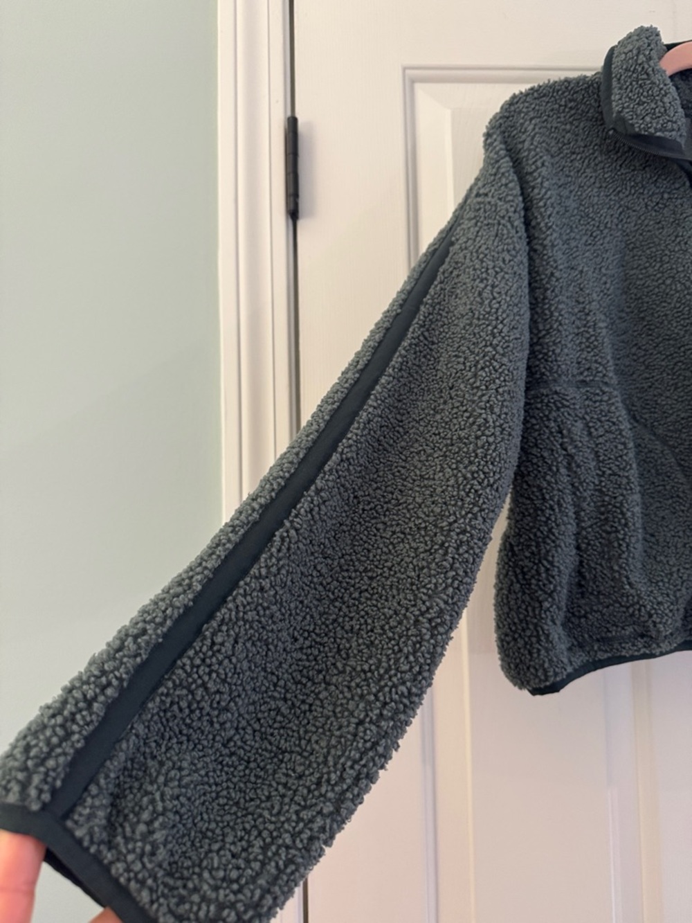 Old Navy Cozy Sherpa Half-Zip Pullover - Picture 2 of 6